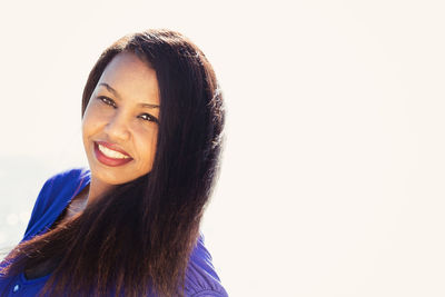 Portrait of a smiling young woman