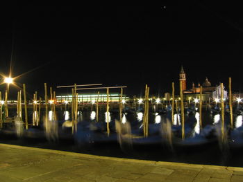 Street light at night