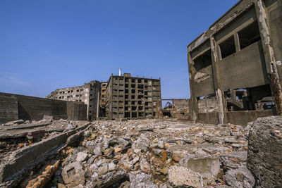 Old building against clear sky