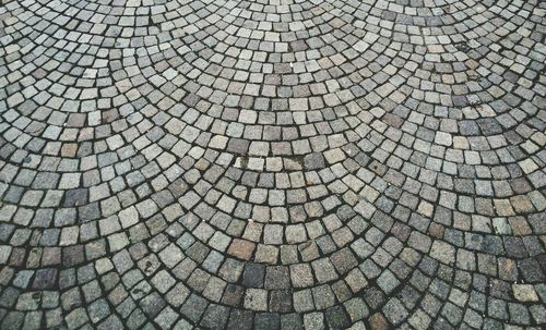 Full frame shot of tiled floor