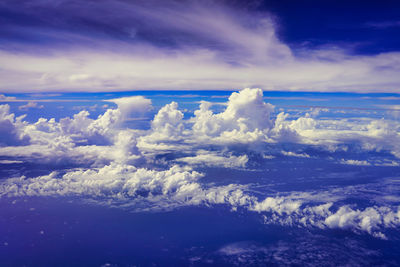 Low angle view of clouds in sky