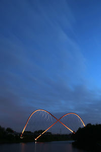 Built structure against blue sky