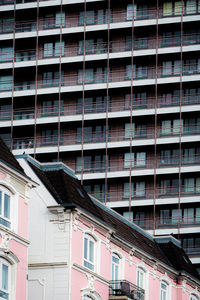 Low angle view of building in city