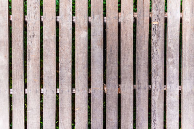 Full frame shot of wooden fence