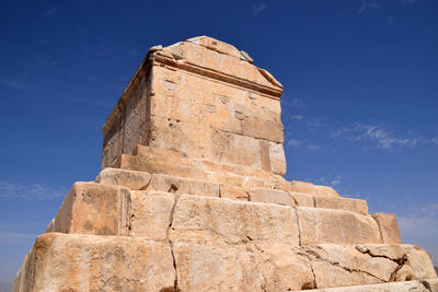 The tomb of cyrus the great in shiraz, iran