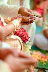 Hindu or indian wedding ceremony rituals and traditions 