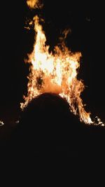 Bonfire at night