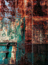 Full frame shot of weathered wall