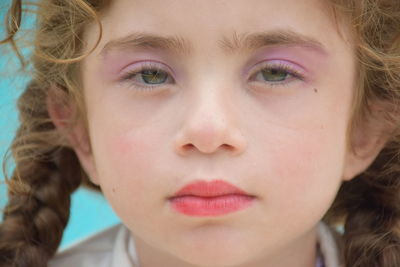 Close-up of young woman