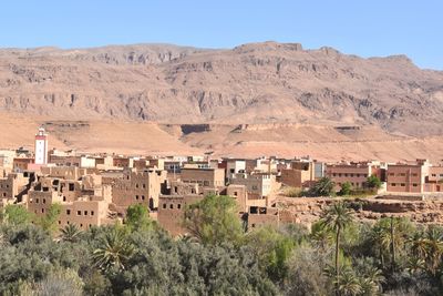 Buildings in a desert