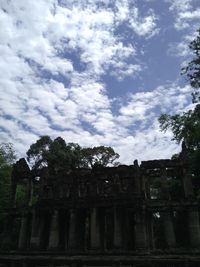 Low angle view of a temple