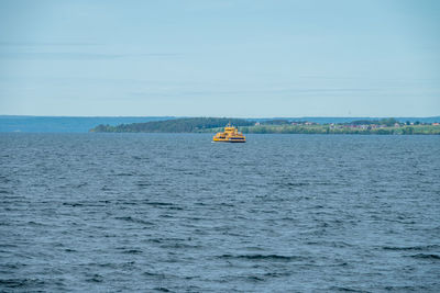 Boat on the way to visingsö