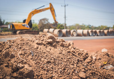 View of construction site