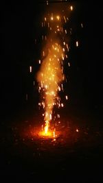 Blurred motion of illuminated lights