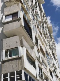 Low angle view of building against sky