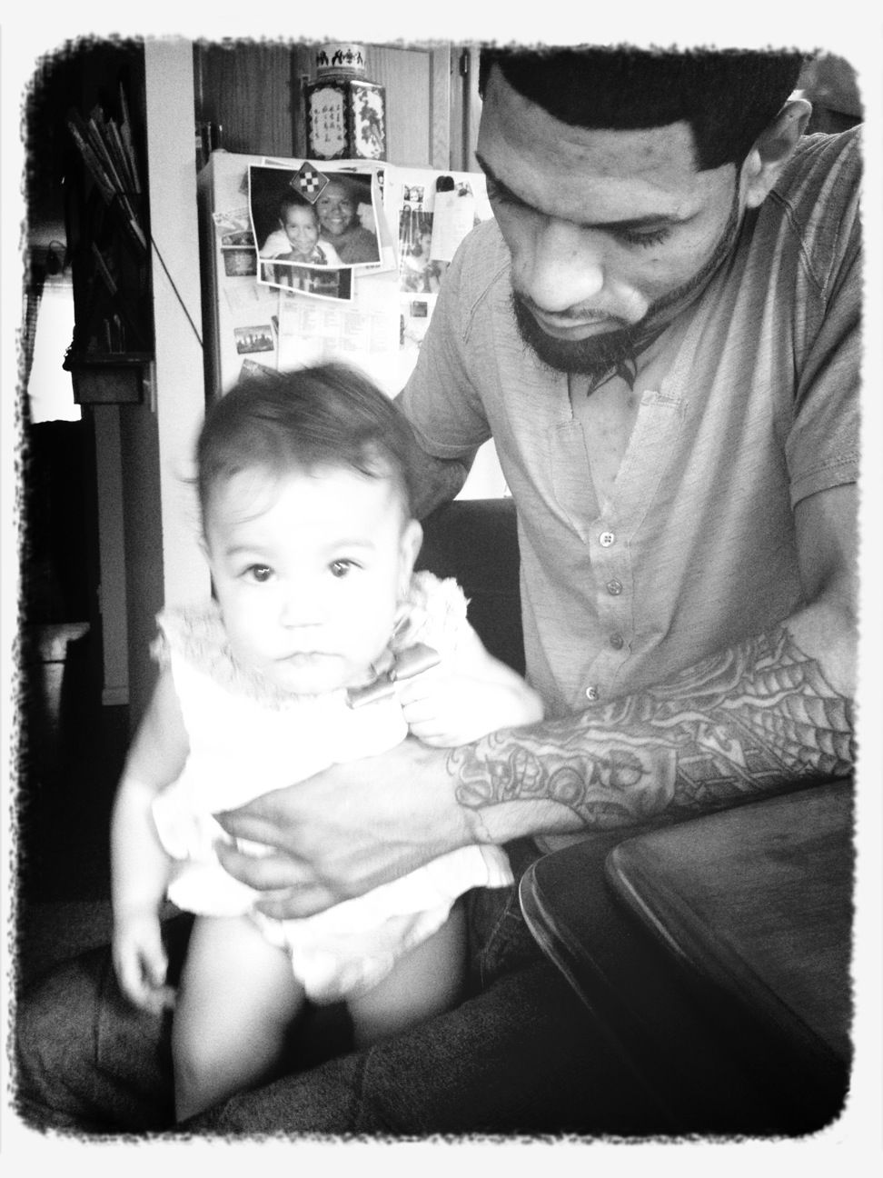 Him and his baby girl