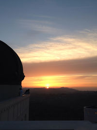 Scenic view of sunset