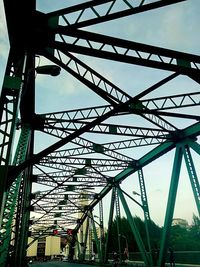 Low angle view of ferris wheel