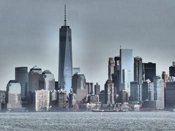 Skyscrapers in a city