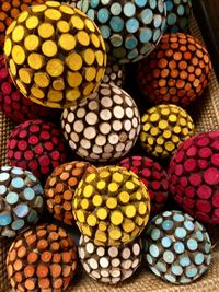 Full frame shot of multi colored candies