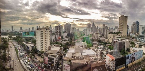 Cityscape against sky