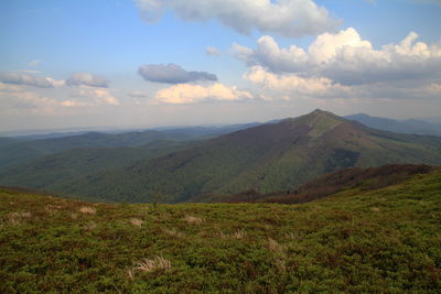 Scenic view of landscape against sky