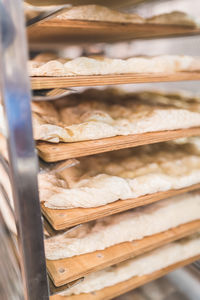Close-up of bread for sale in store
