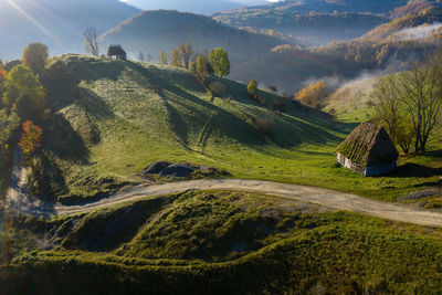 Panoramic view of landscape against sky