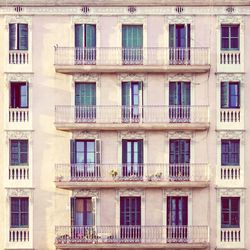 Full frame shot of residential building