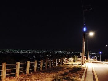 Road at night