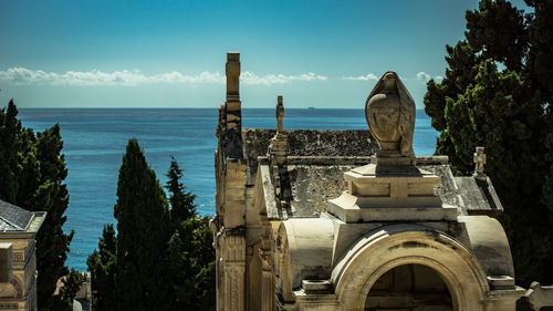 Panoramic view of sea against sky