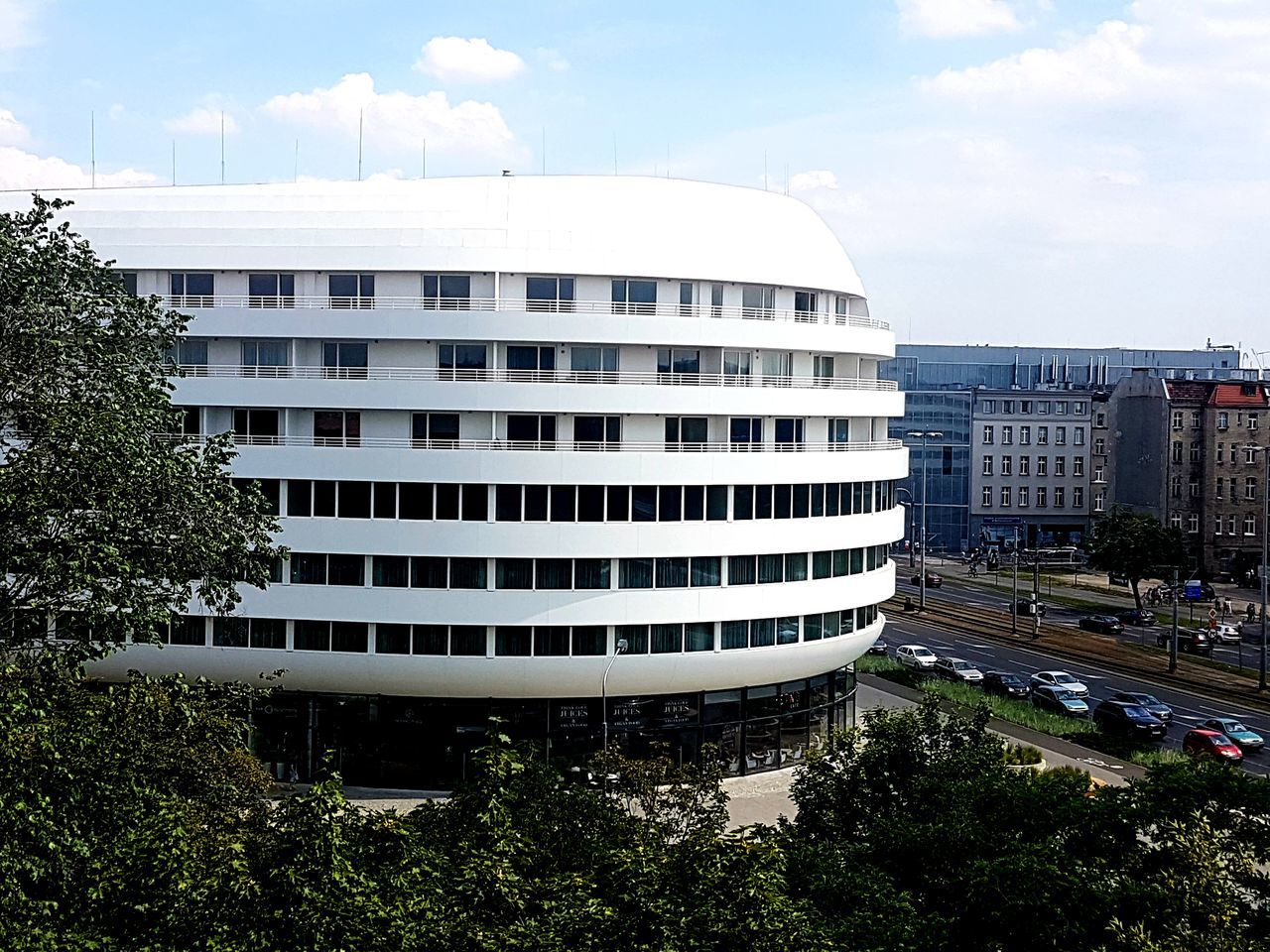 MODERN BUILDINGS AGAINST SKY