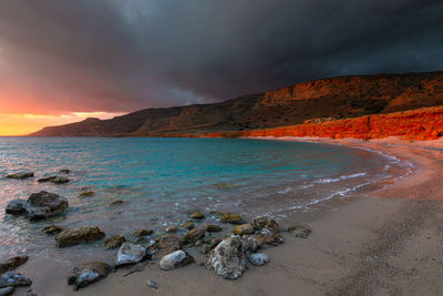 Beach near goudouras village in southern crete.