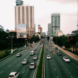 Traffic on road