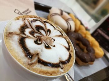 Close-up of food on table