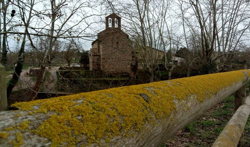 View of cemetery against sky