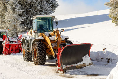 Panoramic view of machinery