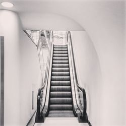 Low angle view of staircase in building