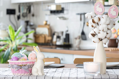 Close-up of cake on table