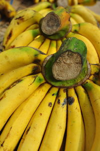 Full frame shot of bananas