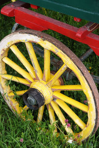 Close-up of wheel