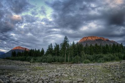 Scenic view of landscape against sky