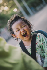 Portrait of a smiling girl