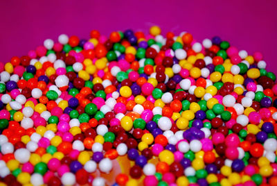 Close-up of colorful candies