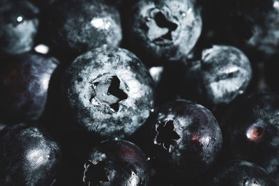 Full frame shot of blueberries 