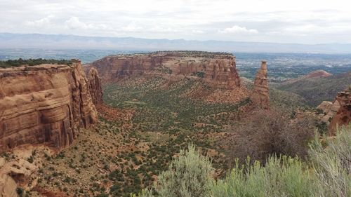 Scenic view of mountains