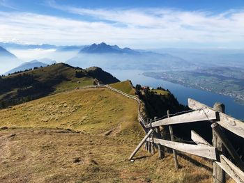 Scenic view of landscape against sky