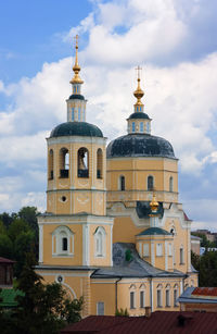 Low angle view of building against sky