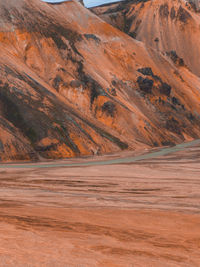 Scenic view of desert