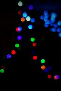 Defocused lights at night